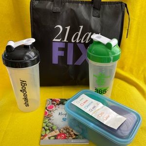 21 Day Fix Portion Fix Containers and extras